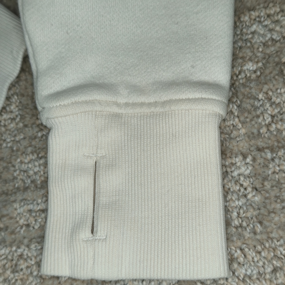 Lululemon Women's Scuba Hoodie Size 6 White Full Zip Jacket - Picture 7 of 9